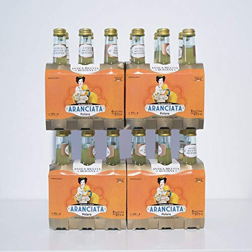 POLARA | Antica Ricetta Siciliana | 24 x 275 ml | ARANCIATA von Polara