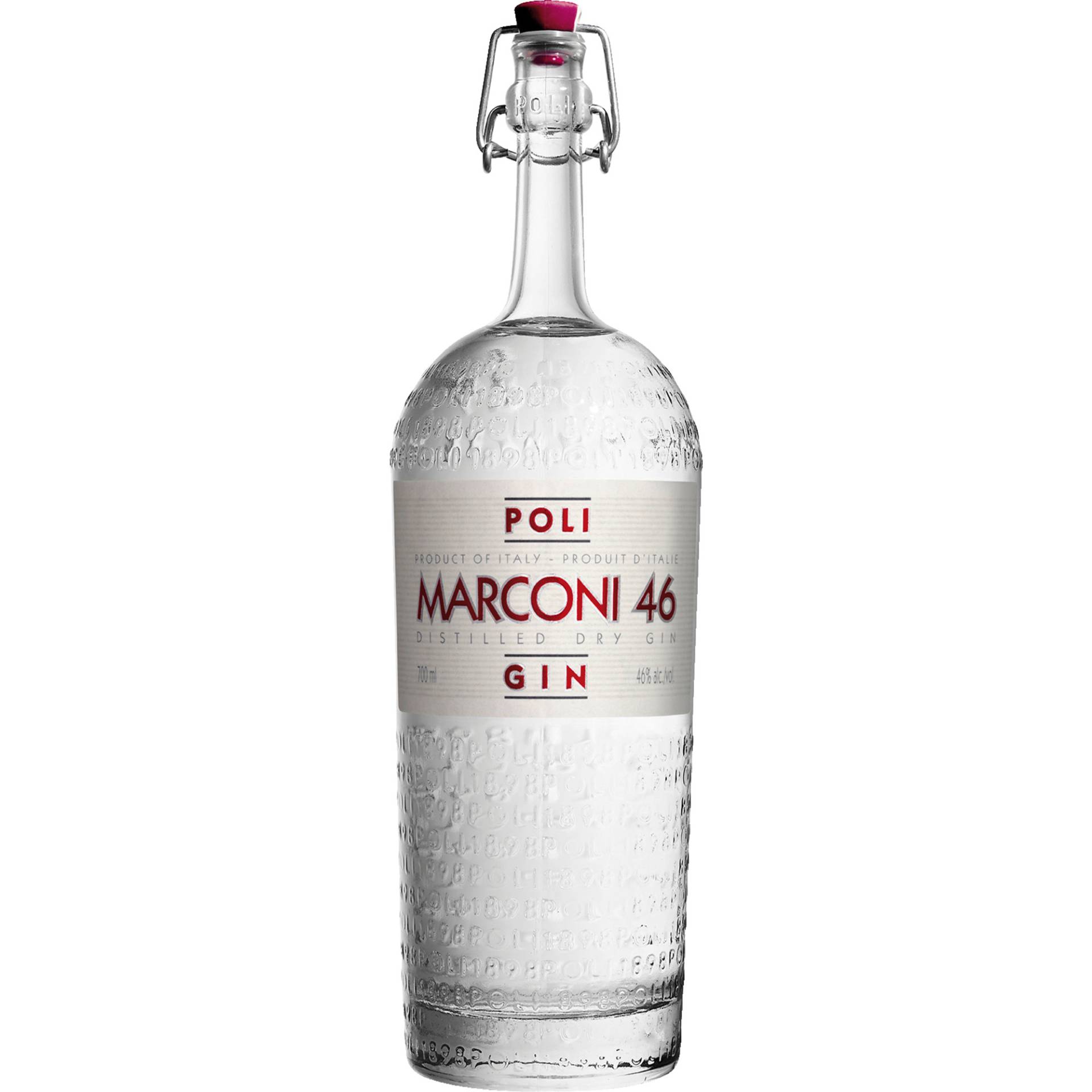 Gin Marconi 46, Venetien, 0,7 L, 46% Vol., Spirituosen von Poli Distillerie - via Marconi, 46 - 36060 Schiavon (Veneto) - Italia