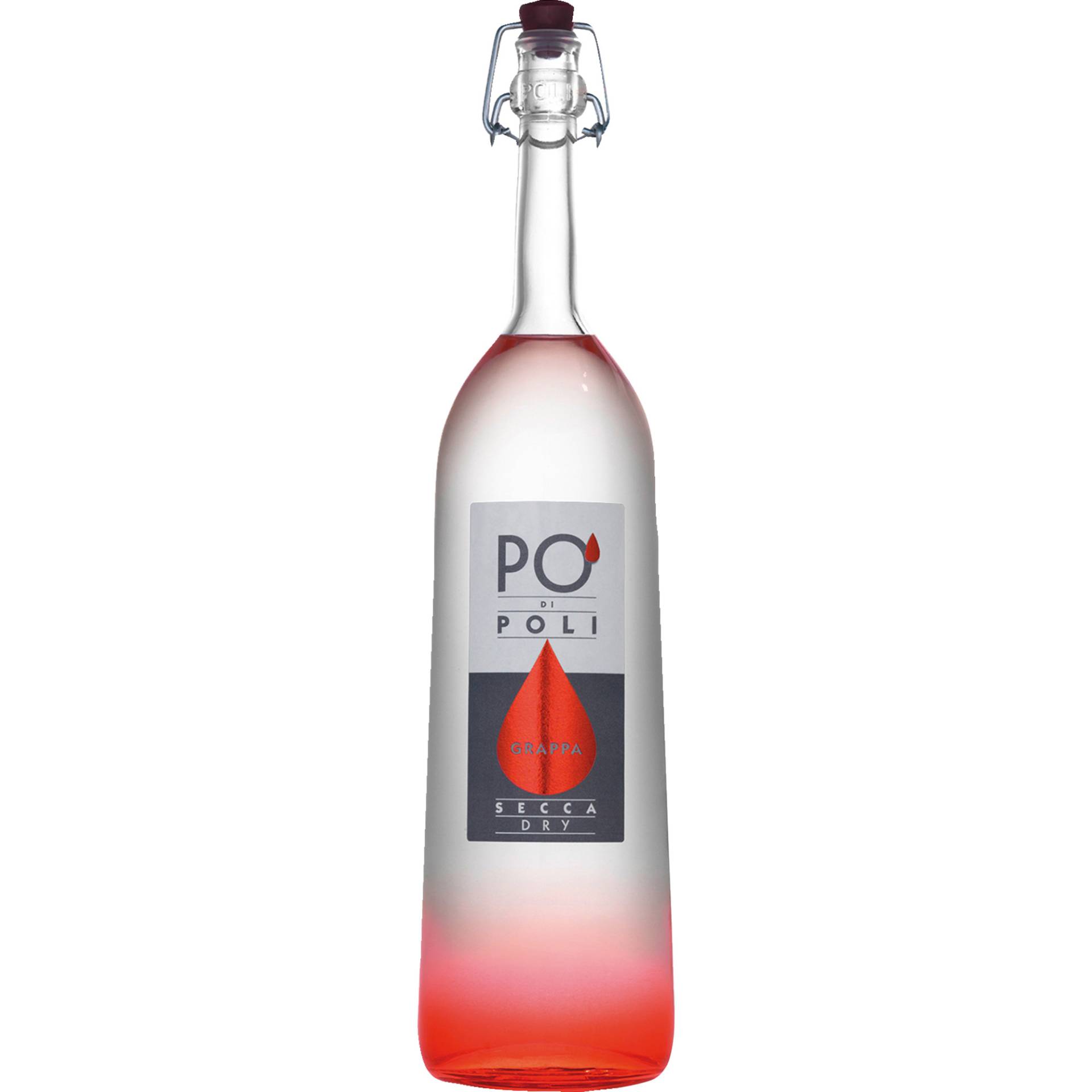 Grappa Po' di Poli Secca Merlot, 0,70 L, 40% Vol., Spirituosen von Poli Distillerie - via Marconi, 46 - 36060 Schiavon (Veneto) - Italia