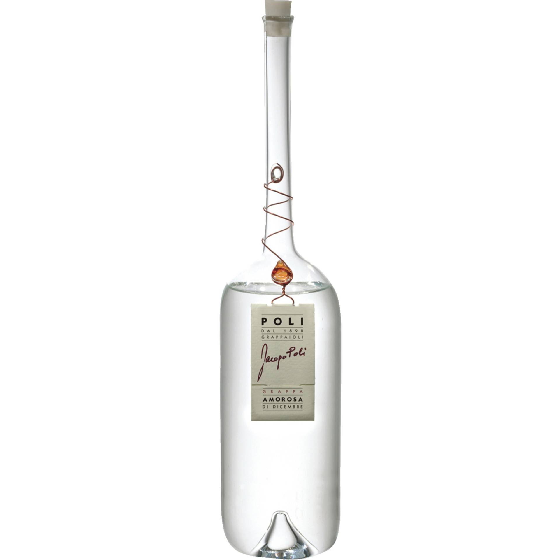 Poli Grappa Amorosa di Dicembre, 0,50 L, 40% Vol., Spirituosen von Poli Distillerie - via Marconi, 46 - 36060 Schiavon (Veneto) - Italia