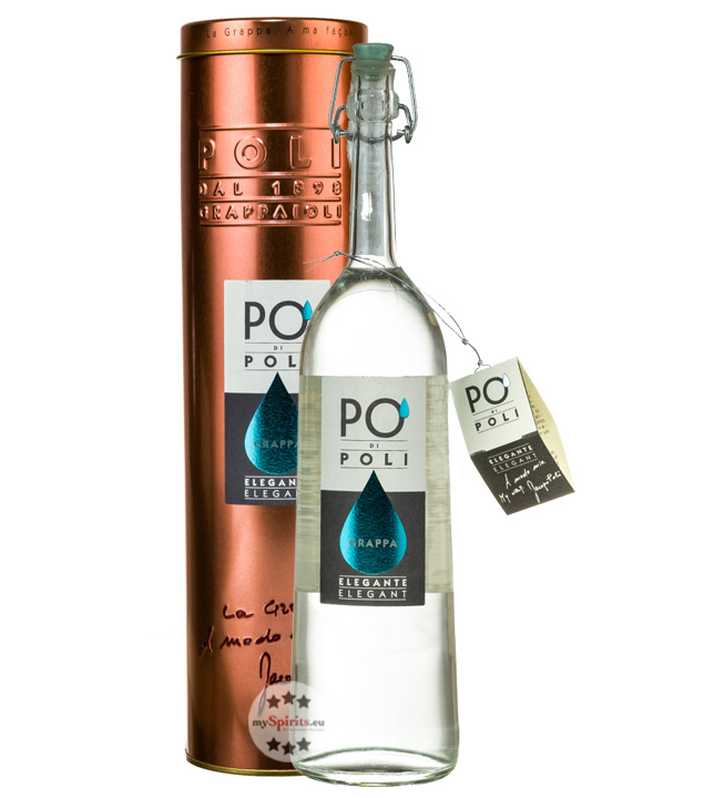 Po’Di Poli Grappa Elegante (40 % vol., 0,7 Liter) von Poli Distillerie