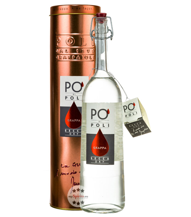 Po’Di Poli Grappa Secca (40 % vol., 0,7 Liter) von Poli Distillerie