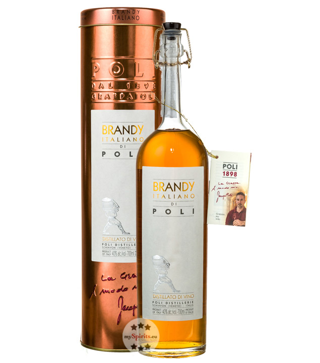 Poli Brandy Italiano (40 % vol., 0,7 Liter) von Poli Distillerie
