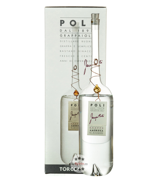 Poli Grappa Amorosa di Dicembre (40 % vol., 0,5 Liter) von Poli Distillerie