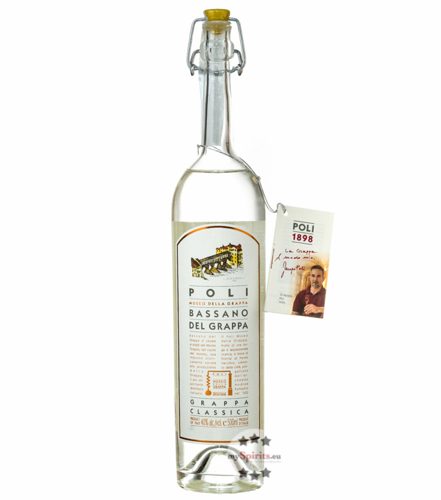 Poli Grappa Bassano Classica (40 % vol., 0,5 Liter) von Poli Distillerie