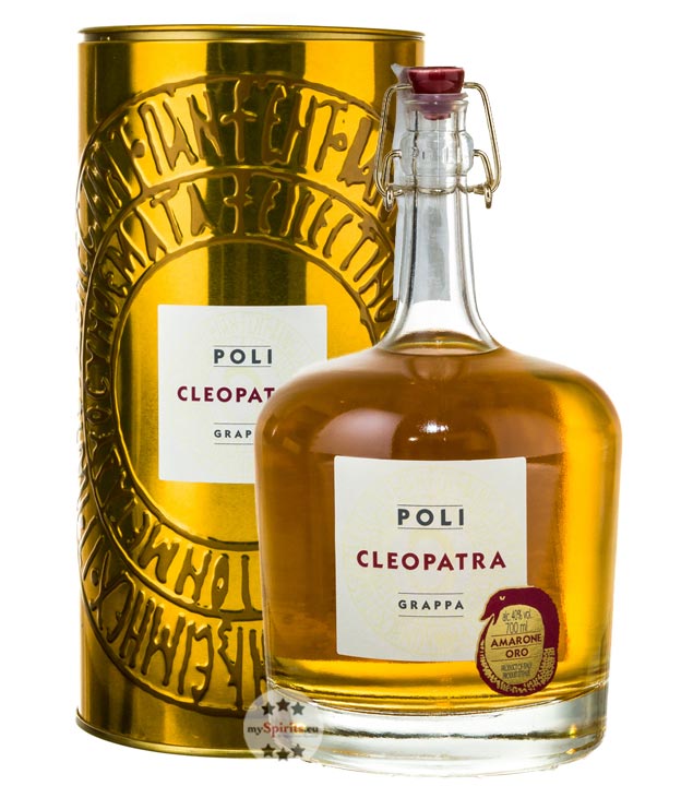 Poli Grappa Cleopatra Amarone Oro (40 % Vol., 0,7 Liter) von Poli Distillerie