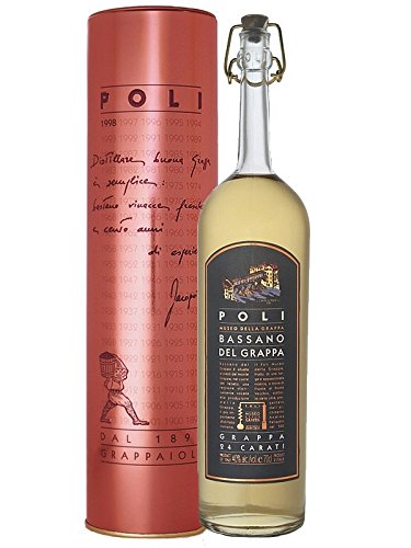 Jacopo Poli Bassano 24 Carati Grappa Italien 0,7 Liter - Limitiert - von Poli