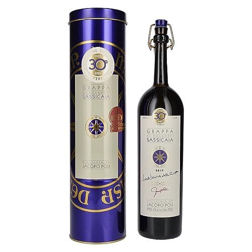 Jacopo Poli Grappa Elevata in Barili di Sassicaia (1 x 0.5 l) von Poli