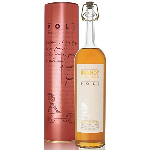 ITALIENISCHER BRANDY 70 CL IN EINER KISTE von Poli