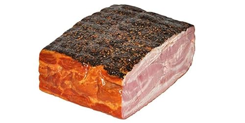 Poliwczak Schweinebauch Speck gebrüht mit Pfeffer mini ca.550g boczek z pieprzem von Dttra