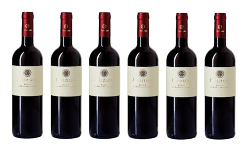 6x 0,75l - 2022er - Poliziano - Rosso di Montepulciano D.O.P. - Toscana - Italien - Rotwein trocken von Poliziano