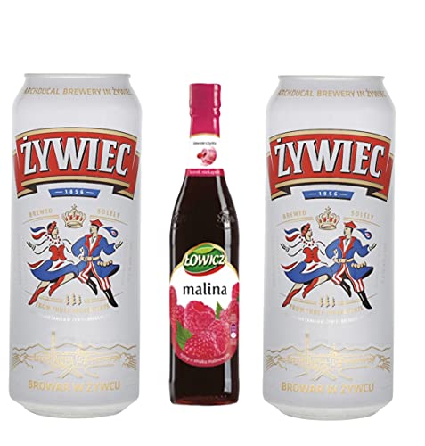 11er Żywiec Dosen 0,5l 5,6% Alk und 1 Himbeer Sirup, Bier aus Polen, polnische Spezialität 11er Żywiec Dosen 0,5l 5,6% Alk und 1 Himbeer Sirup, Bier aus Polen, polnische Spezialität von Polnische Biere