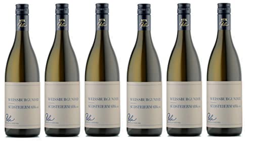 6x 0,75l - 2022er - Weingut Polz - Weißburgunder - Südsteiermark D.A.C. - Österreich - Weißwein trocken von Polz