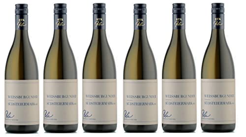 6x 0,75l - Polz - Weißburgunder - Südsteiermark D.A.C. - Österreich - Weißwein trocken von Polz