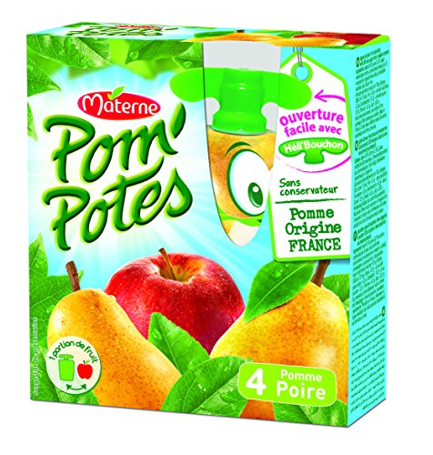 Pom'Potes Apfel-Birne - 4 x 90 g Pom'Potes Apfel-Birne - 4 x 90 g von Pom'Potes