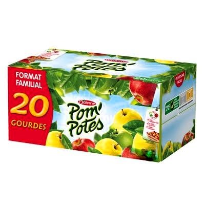 Pom'Potes Apfel/Erdbeergeschmack - Saft, 20 x 90 g, Becher, 85.71 ml, 20 Stück Pom'Potes Apfel/Erdbeergeschmack - Saft, 20 x 90 g, Becher, 85.71 ml, 20 Stück von Pom'Potes