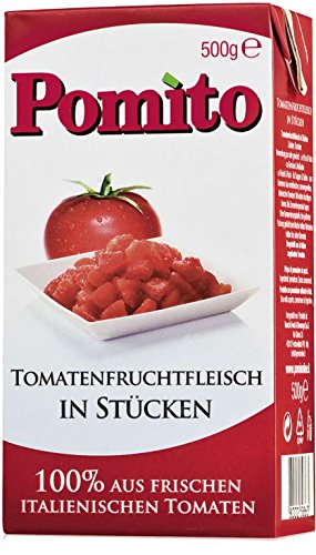 Hengstenberg Pomita Tomaten stückig, 16er Pack (16 x 500 g) von Pomito