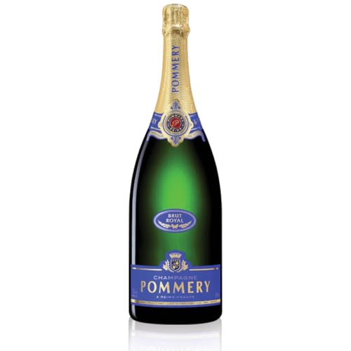 Pommery Champagner Royal Brut Jéroboam in Holzkiste 12,5% 3l Flasche von Pommery
