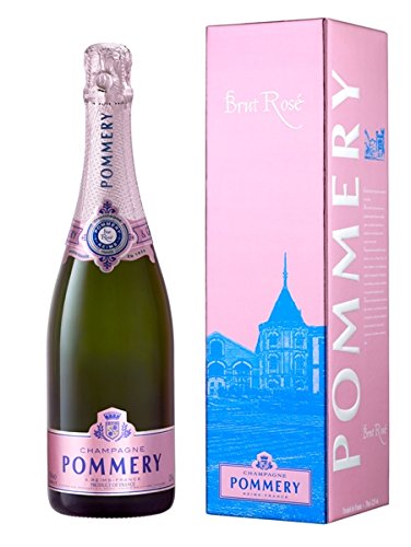Pommery Rosé Brut Champagner in Geschenkpackung 12% 0,75l Flasche von Pommery