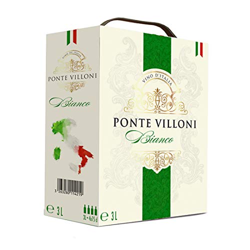 Bag-in-Box - Vin d'Italie - Ponte Villoni - Italien - - Weißwein, lieblich, Box mit:1 Box von Ponte Villoni