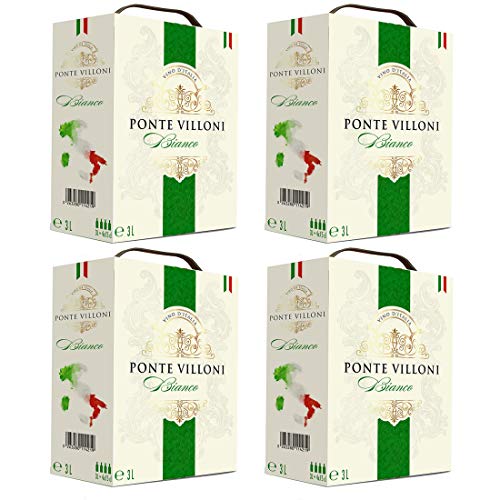 Bag-in-Box - Vin d'Italie - Ponte Villoni - Italien - - Weißwein, lieblich, Box mit:4 Boxen von Ponte Villoni