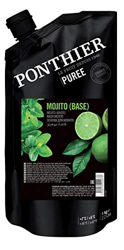 Püree - Mojito Basis, Limette, Minze & Rohrzucker, Ponthier, 1 kg von Ponthier