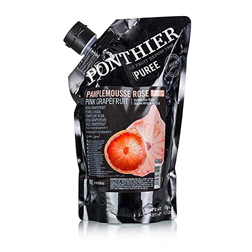 Püree- Rosa Grapefruit 100% Frucht ungezuckert, Ponthier, 1 kg von Ponthier
