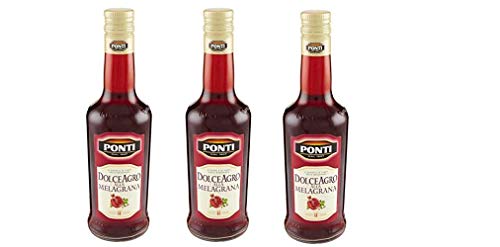 3x Ponti Aceto Dolce Agro Melagrana Granatapfelessig 500 ml Essig bittersüß von Ponti