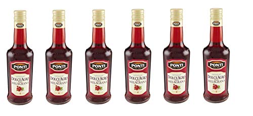 6x Ponti Aceto Dolce Agro Melagrana Granatapfelessig 500 ml Essig bittersüß von Ponti