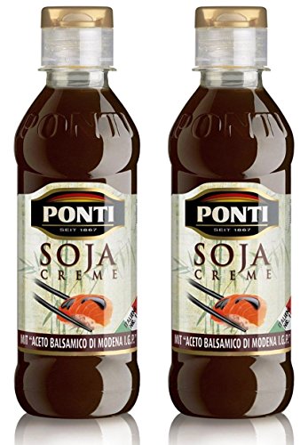 PONTI Glassa alla Soia - Sojacreme - für Sushi - 2x 240 g von Ponti