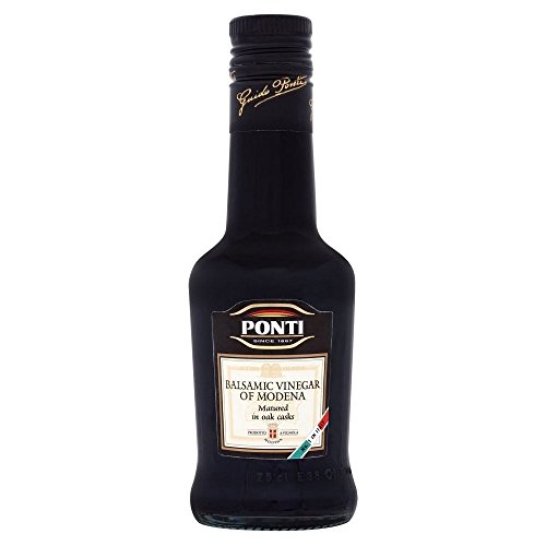 Ponti Aceto Balsamico di Modena (250 ml) - Packung mit 6 von Ponti