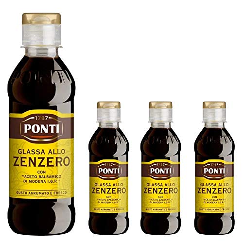 Ponti Glassa Allo Zenzero Gusto Originale E Agrumato 4 Confezioni da 245 Grammi von Ponti