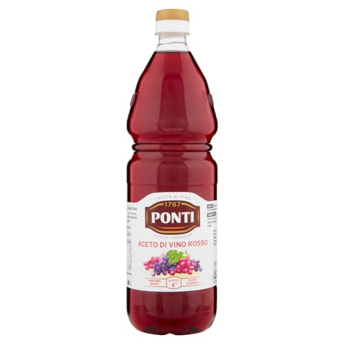 Ponti Italienischer Rotweinessig Aceto (1 Liter Flasche) von Ponti