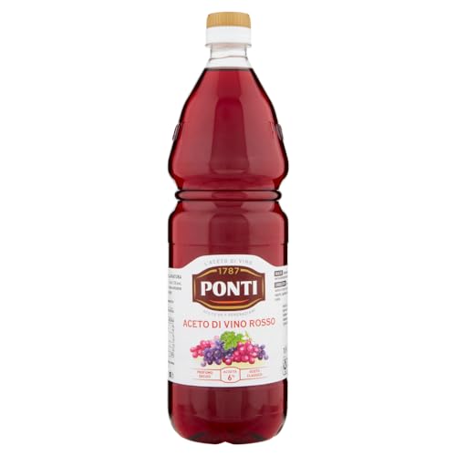 Ponti Italienischer Rotweinessig Aceto (1 Liter Flasche) von Ponti