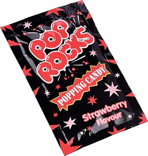 Pop Rocks Knisternde Zuckerware, Erdbeere, 7 g von Pop Rocks