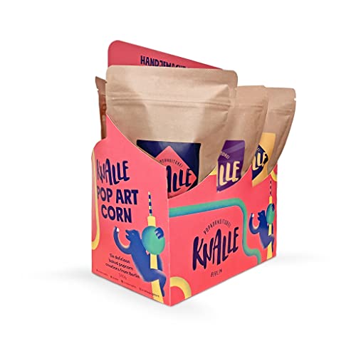 Popkornditorei Knalle GmbH Popcorn Berlin Sixpack - süß und knusprig - Kino Snacks » Popcorn besser als im Kino « Karamell Süßigkeit 6x40 g Popkornditorei Knalle GmbH Popcorn Berlin Sixpack - süß und knusprig - Kino Snacks » Popcorn besser als im Kino « Karamell Süßigkeit 6x40 g von Popkornditorei Knalle
