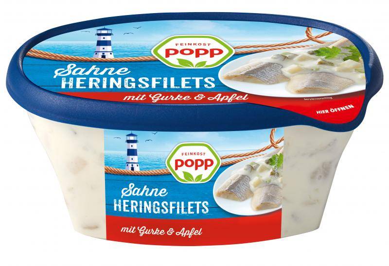 Popp Feinkost Sahne-Heringsfilets von Popp Feinkost