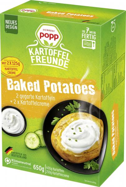 Popp Kartoffelfreunde Baked Potatoes mit Kartoffelcreme von Popp