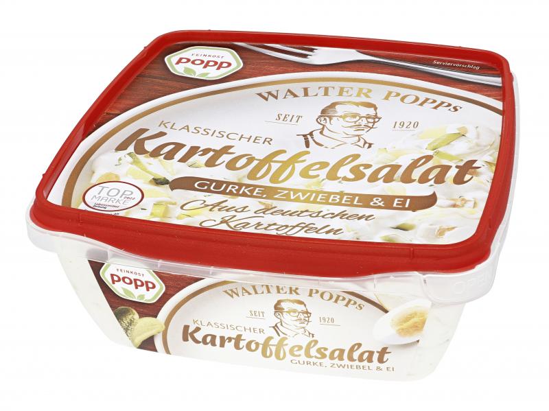 Popp Kartoffelsalat klassisch - Gurke, Zwiebel & Ei Popp Kartoffelsalat klassisch - Gurke, Zwiebel & Ei von Popp