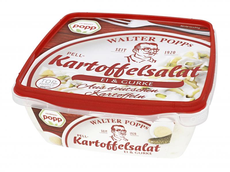 Popp Kartoffelsalat mit Ei und Gurke Popp Kartoffelsalat mit Ei und Gurke von Popp