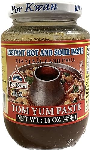 POR KWAN - Instant Sour Sop (Tom Yum) Paste - (1 X 454 GR) von Por Kwan