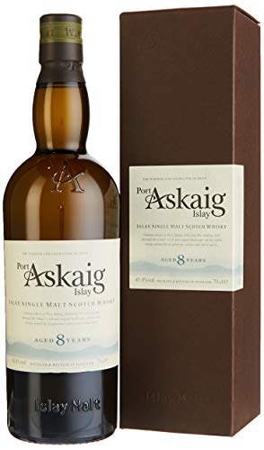Port Askaig | Single Malt Whisky | 700 ml | 45,8% Vol. | Unvergleichliches Aroma | Stark rauchige Aromen | Charakter mit maritimen Noten von Port Askaig