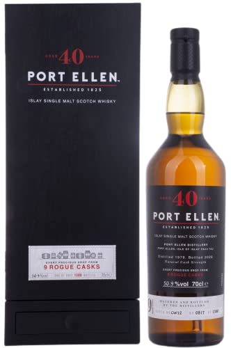 Port Ellen 40 Years Old 1979/2020 9 Rogue Casks 50,9% Volume 0,7l in Geschenkbox Whisky Port Ellen 40 Years Old 1979/2020 9 Rogue Casks 50,9% Volume 0,7l in Geschenkbox Whisky von Port Ellen
