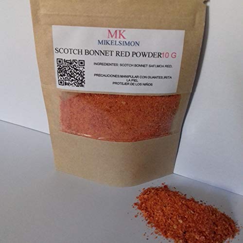 Portal Cool Bonnet Rojo En Polvo, Bonnet Red Powder, 10 Gr, Capsicum Chinense von Portal Cool