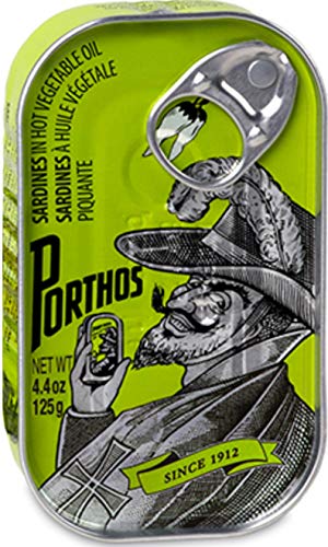 Porthos Sardinen in scharfem Pflanzenöl 125 g - Hohes Omega-3-Gehalt / Portugal Porthos Sardinen in scharfem Pflanzenöl 125 g - Hohes Omega-3-Gehalt / Portugal von Porthos
