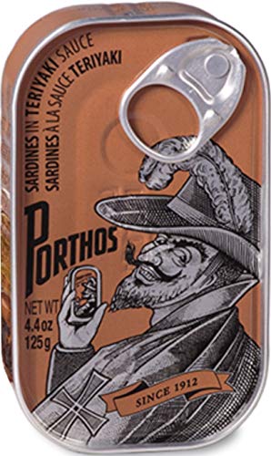 Portugiesische Sardinen in Teriyaki Soße 125 g, Porthos / Portugal Portugiesische Sardinen in Teriyaki Soße 125 g, Porthos / Portugal von Porthos