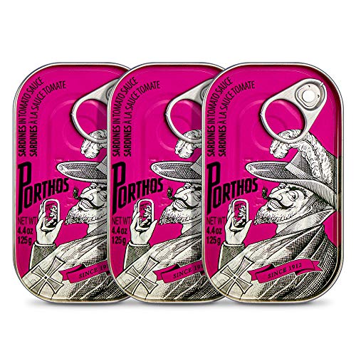 Sardinen in Tomatensauce | Vintage Line | 3x125g | Porthos | Portugal Sardinen in Tomatensauce | Vintage Line | 3x125g | Porthos | Portugal von Porthos