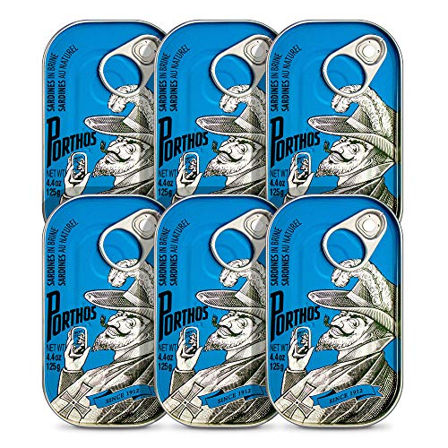 Sardinen in Wasser | 6 x 125 g | Porthos | Portugal Sardinen in Wasser | 6 x 125 g | Porthos | Portugal von Porthos