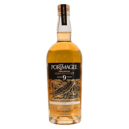 Portmagee Triple Distilled Irish Whiskey – Aged 9 Years I PREMIUM WHISKEY LIMITIERT AUF 333 FLASCHEN PRO FASSFREIGABE I Cask I Single Malt Whiskey & Single Grain Blended Irish Whiskey I 40% Alk. von Portmagee