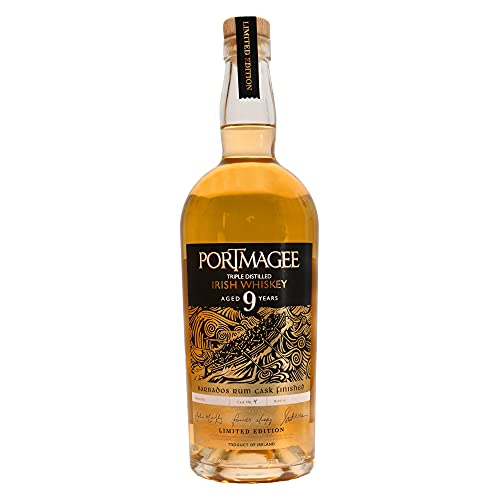 Portmagee Triple Distilled Irish Whiskey – Aged 9 Years I PREMIUM WHISKEY LIMITIERT AUF 333 FLASCHEN PRO FASSFREIGABE I Cask I Single Malt Whiskey & Single Grain Blended Irish Whiskey I 40% Alk. Portmagee Triple Distilled Irish Whiskey – Aged 9 Years I PREMIUM WHISKEY LIMITIERT AUF 333 FLASCHEN PRO FASSFREIGABE I Cask I Single Malt Whiskey & Single Grain Blended Irish Whiskey I 40% Alk. von Portmagee